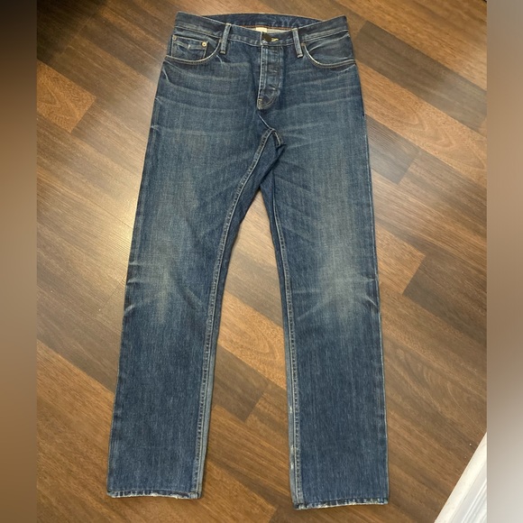 Burberry Brit Unisex Iconic 💯 Cotton Straight Leg Boot Cut Jean Size 29 R - Picture 9 of 16